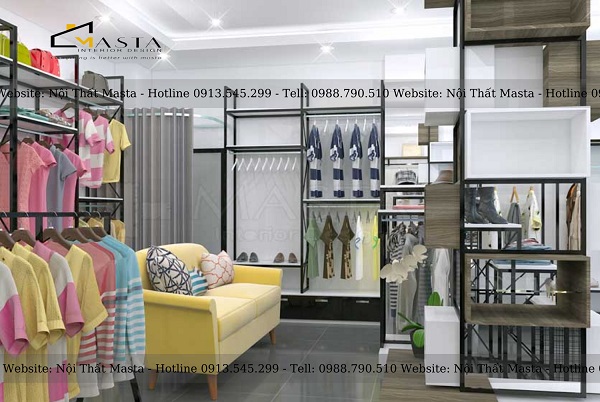 Nên thiết kế không gian như nào cho shop quần áo luxury